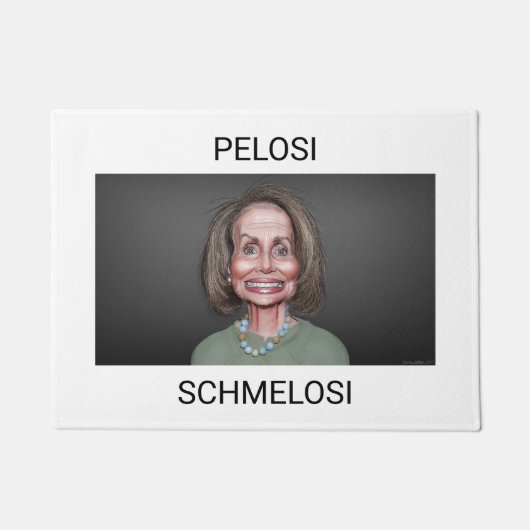 ナンシーPelosi Schmelosi ドアマット (正面)