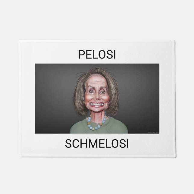 ナンシーPelosi Schmelosi ドアマット (正面)