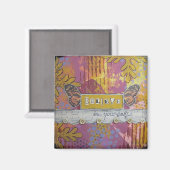 ナンシ信じー・レフコによるアートマグネット マグネット (正面/裏面)