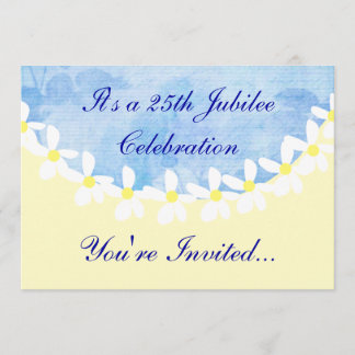 ナンス25thジュビリーお祝い招待状 招待状