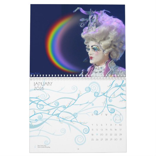 ナンセンスの年! カレンダー (1月 2026)