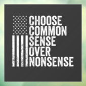 ナンセンスよりも常識を選ぶHarris Walz ウィンドウサイン (シート3)