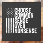 ナンセンスよりも常識を選ぶHarris Walz ウィンドウサイン (シート2)