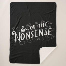 ナンセンス楽しむ シェルパブランケット