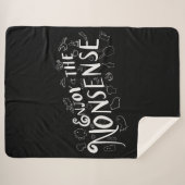 ナンセンス楽しむ シェルパブランケット (正面(横))