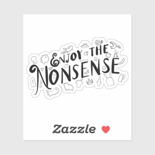 ナンセンス楽しむ シール (シート)