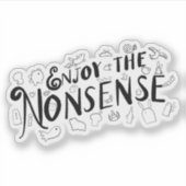 ナンセンス楽しむ シール (正面)