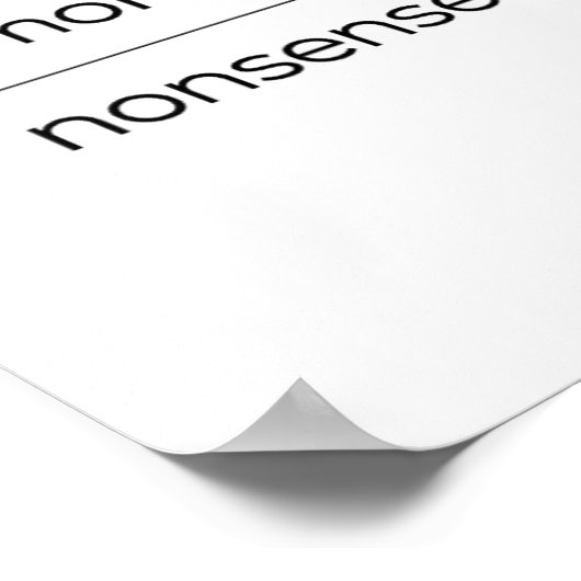 ナンセンス・ハリス・ホイマー民主党員に対する常識 ポスター (角)