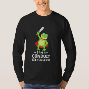 ナンセンス・フロッグ・ナイトの通路 Funny Meme Tシャツ