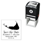 ナンタケエレガントットマップウェディング日付を保存 セルフインキングスタンプ (インサイチュ)