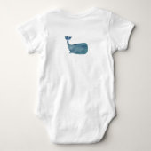 ナンタケットアイランドビーチ 航海の ベビーボディスーツ (裏面)