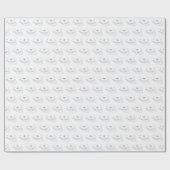 ナンタケットアイランドMAヴィンテージマップNavy Blue ラッピングペーパー (フラット)