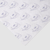 ナンタケットアイランドMAヴィンテージマップNavy Blue 薄葉紙 (詳細)