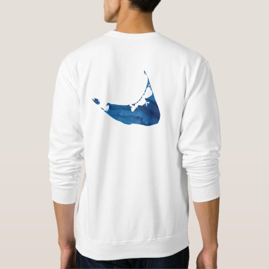 ナンタケットウォーターカラーマップファミリー懇親会 スウェットシャツ (裏面)