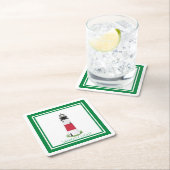 ナンタケットサンケイティライト紙コースター スクエアペーパーコースター (インサイチュ)