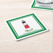 ナンタケットサンケイティライト紙コースター スクエアペーパーコースター (アングル)