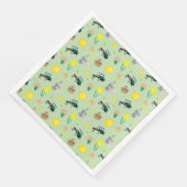 ナンタケットダフォディルウィークエンド紙ナプキンス (コーナー)