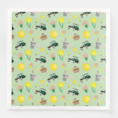 ナンタケットダフォディルウィークエンド紙ナプキンス (正面)