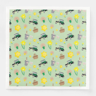 ナンタケットダフォディルウィークエンド紙ナプキンス