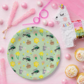 ナンタケットダフォディルウィークエンド紙プレート ペーパープレート (パーティー)