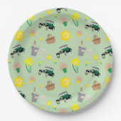 ナンタケットダフォディルウィークエンド紙プレート ペーパープレート (正面)