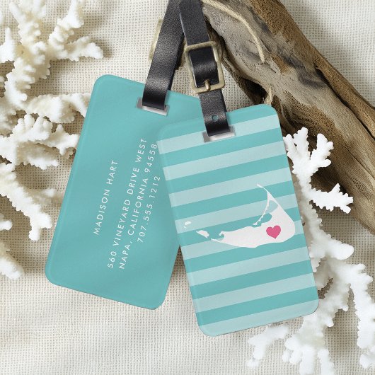 ナンタケットハート | ホームタウン ラゲッジタグ