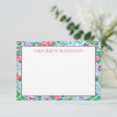 ナンタケットパ名門私立校風のームビーチパタモノグラムのーン サンキューカード (スタンド正面)