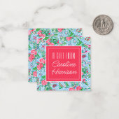 ナンタケットパ名門私立校風のームビーチパタモノグラムのーン ノートカード (正面/裏面インサイチュ)