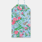 ナンタケットパ名門私立校風のームビーチパターン ギフトタグ (裏面)