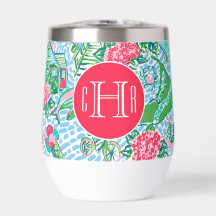 ナンタケットパ名門私立校風のームビーチプリントモノグラムの