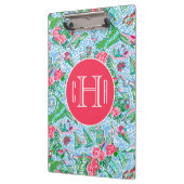 ナンタケットパ名門私立校風のームビーチプリントモノグラムの クリップボード (左)