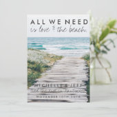 ナンタケットビーチ結婚エロプス発表 招待状 (スタンド正面)