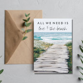 ナンタケットビーチ結婚エロプス発表 招待状