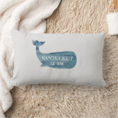 ナンタケットブルークジラビーチ ランバークッション (ブランケット)