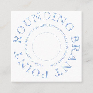 ナンタケットペニートス スクエア名刺