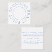 ナンタケットペニートス スクエア名刺 (正面/裏面)