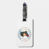 ナンタケットマサチューセッツ植民 ラゲッジタグ (裏面縦)