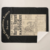 ナンタケットマルタズヴィンヤード1893オールドコロニーRR シェルパブランケット (正面(横))
