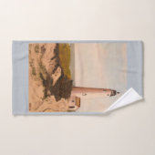 ナンタケットライトハウス航海のパイピングプローバービーチ バスタオルセット (ハンドタオル)