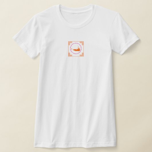 ナンタケットラブオ縁どレンジTシャツ Tシャツ (レイダウン)