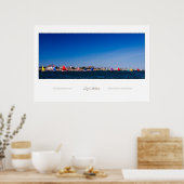 ナンタケットレインボーフリートポスター ポスター (キッチン)