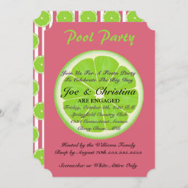 ナンタケットレッド&ライムフィエスタカクテルパーティー 招待状