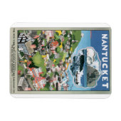 ナンタケットヴィンテージ旅行ポスターアートワーク マグネット (横)