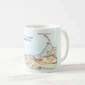 ナンタケット島マグカップ コーヒーマグカップ (正面右)