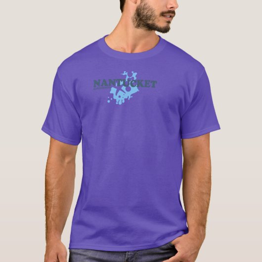 ナンタケット島 マサチューセッツ州 Tシャツ (正面)