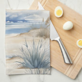 ナンタケット水彩デザイン キッチンタオル (四つ折り)