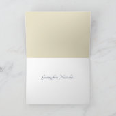 ナンタケット波止場グリーティングカード カード (内部)