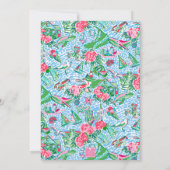 ナンタケット プレッピー パームビーチ パターン 招待状 (裏面)