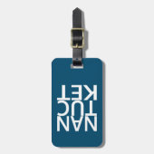 ナンタケット ラゲッジタグ (正面縦)