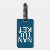 ナンタケット ラゲッジタグ (裏面縦)